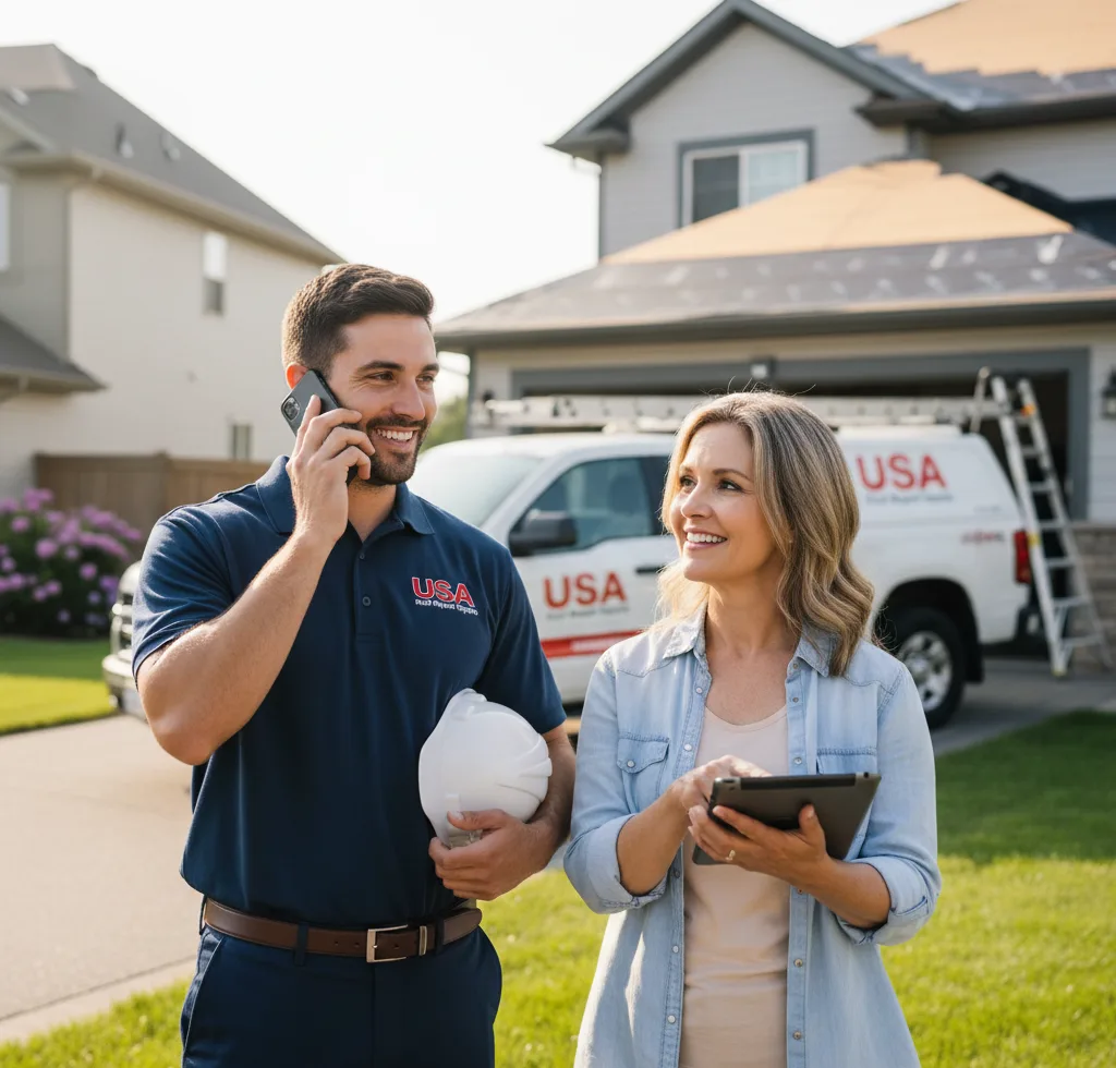USA Roof Repair Experts customer support in La Verne